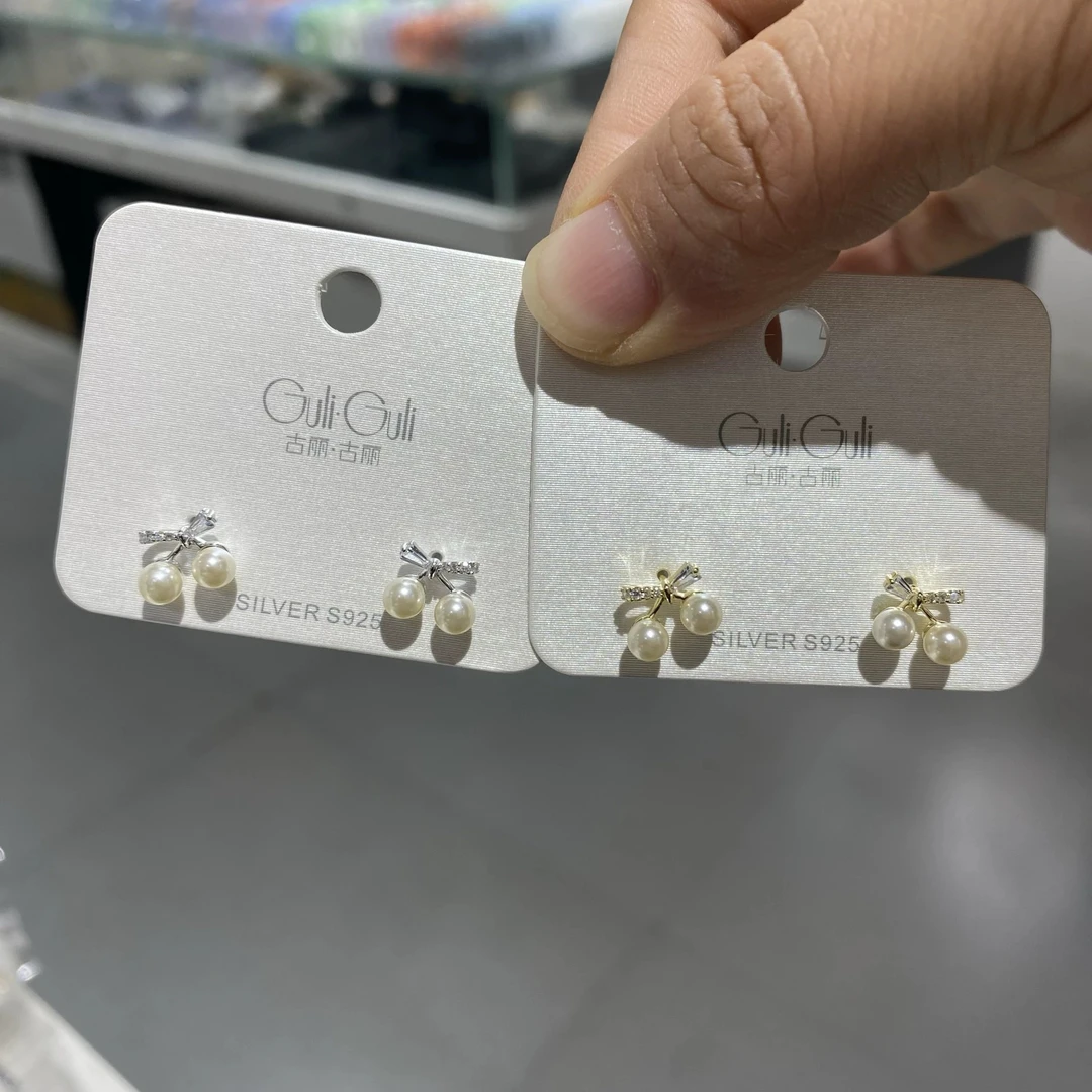 925银耳饰 11485古丽品牌新款s925纯银耳钉