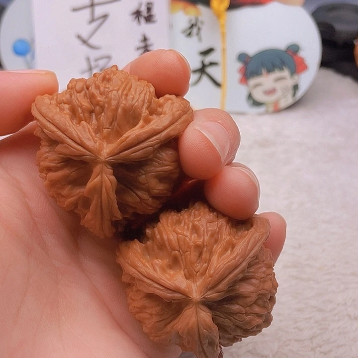 吊坠文玩核桃伟*三棱