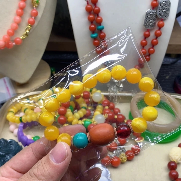 琥珀手链未镶嵌吊坠规格