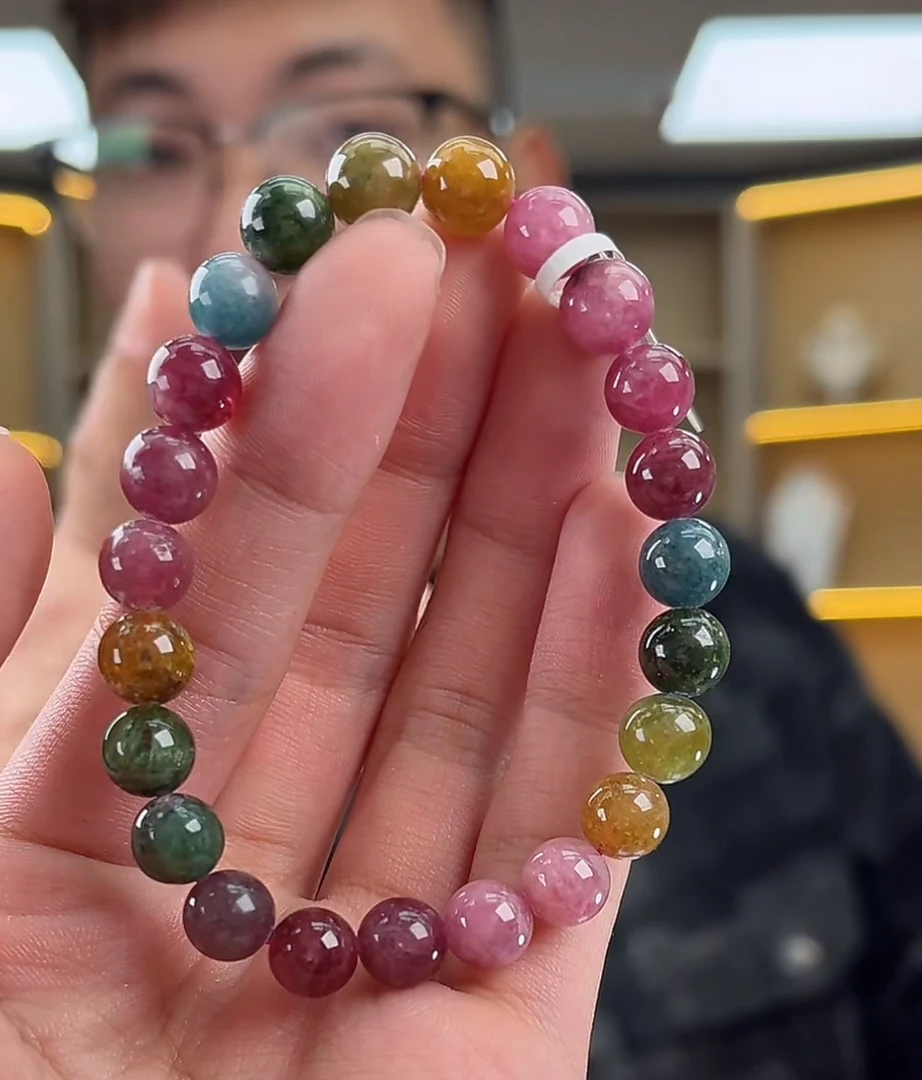 碧玺手串碧玺手串8咪