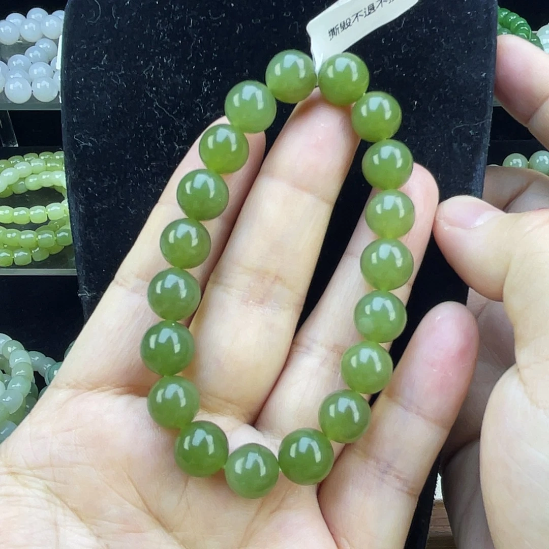 和田玉未镶嵌手链6