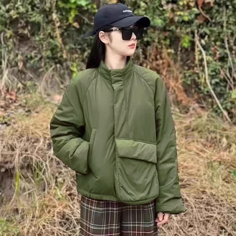 【商场同款】冬季新款宽松立领新雪丽棉服面包服外套摩登猫5400851