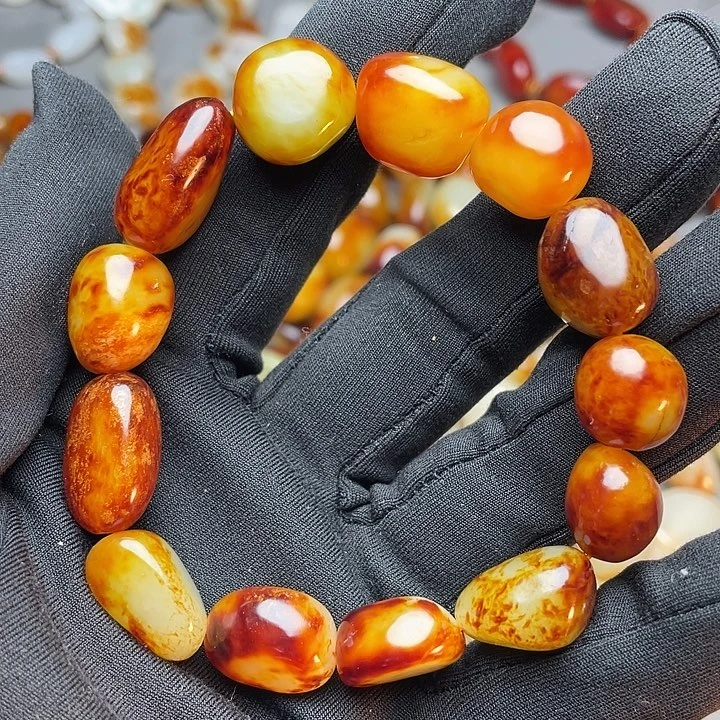 和田玉未镶嵌手链