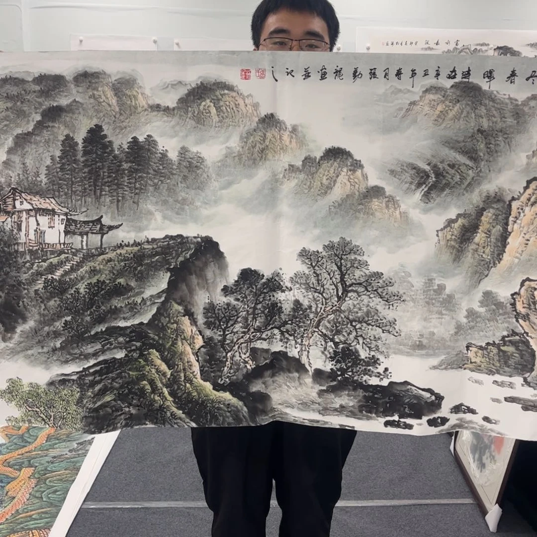 国画爱***鬼宣纸国画作品纯手绘