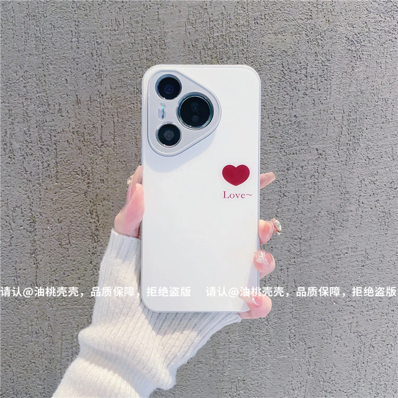 (华为Pura70系列)金属漆玻璃壳适用华为Pura70/Pro/+/ultra手机壳