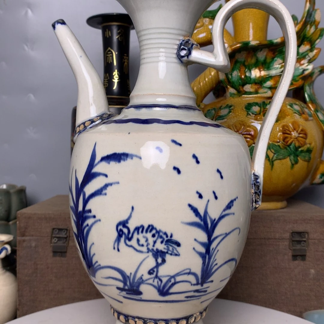 摆件邢窑青花执壶推荐