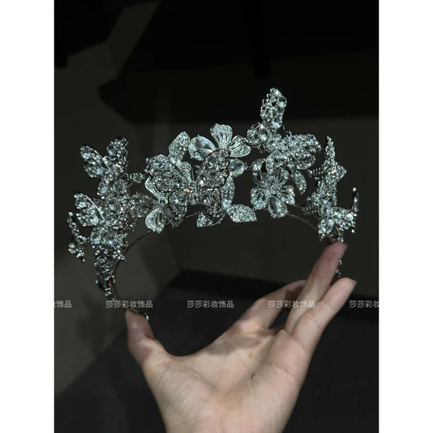H6020新款蝴蝶灵动新娘皇冠