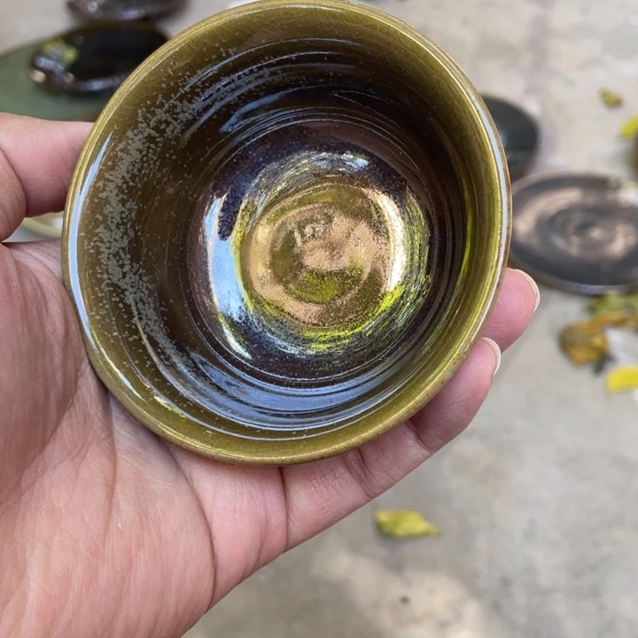 浪鬼柴烧 釉绘柴烧l****｀