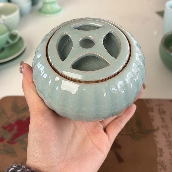 龙泉云间青瓷小米茶器