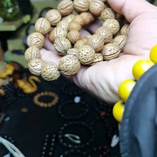 幸***️木山桃核手串卡15+非常漂亮