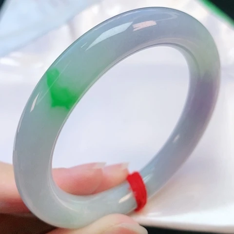 未镶嵌手镯翡翠52圆条882879