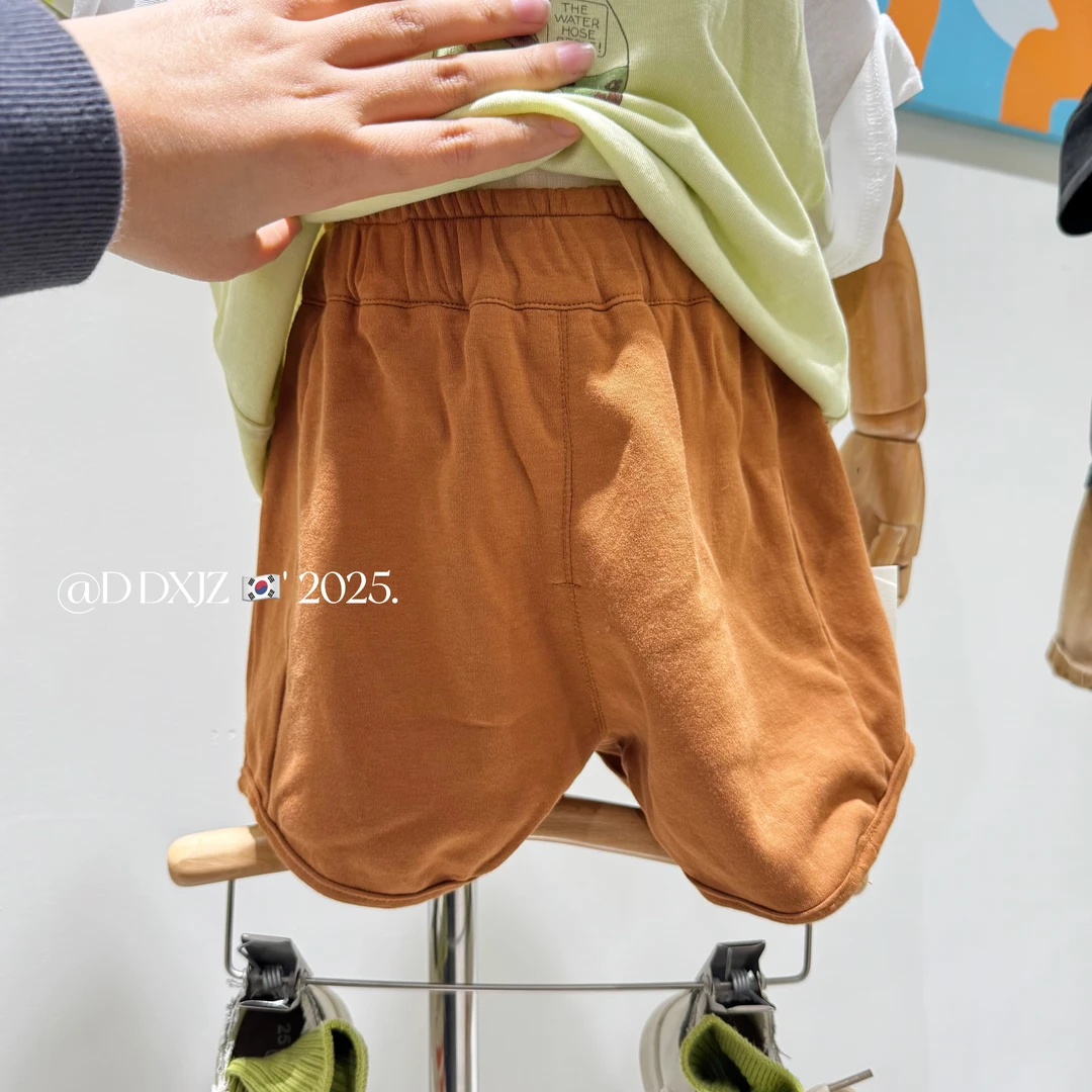 【捡漏】夏季儿童韩版时尚男女童 亮色五分小短裤 6098