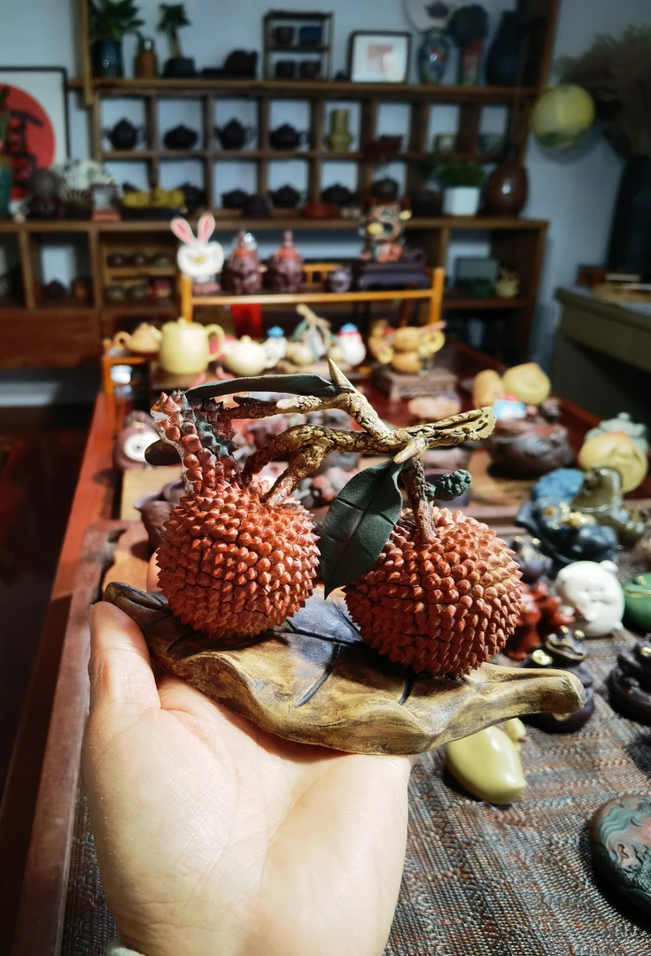 雕塑茶宠：精工荔枝
