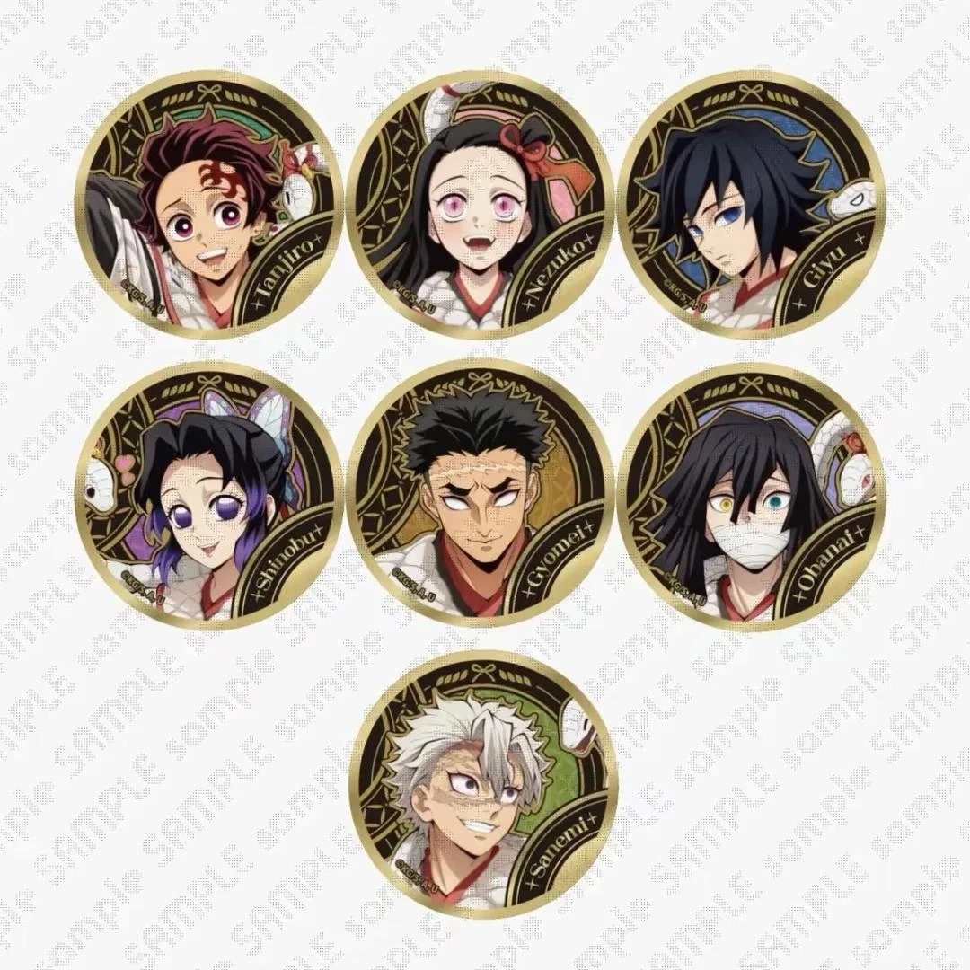 【鬼灭之刃】蛇年限定吧唧拍立得立牌徽章盲盒（拆包）