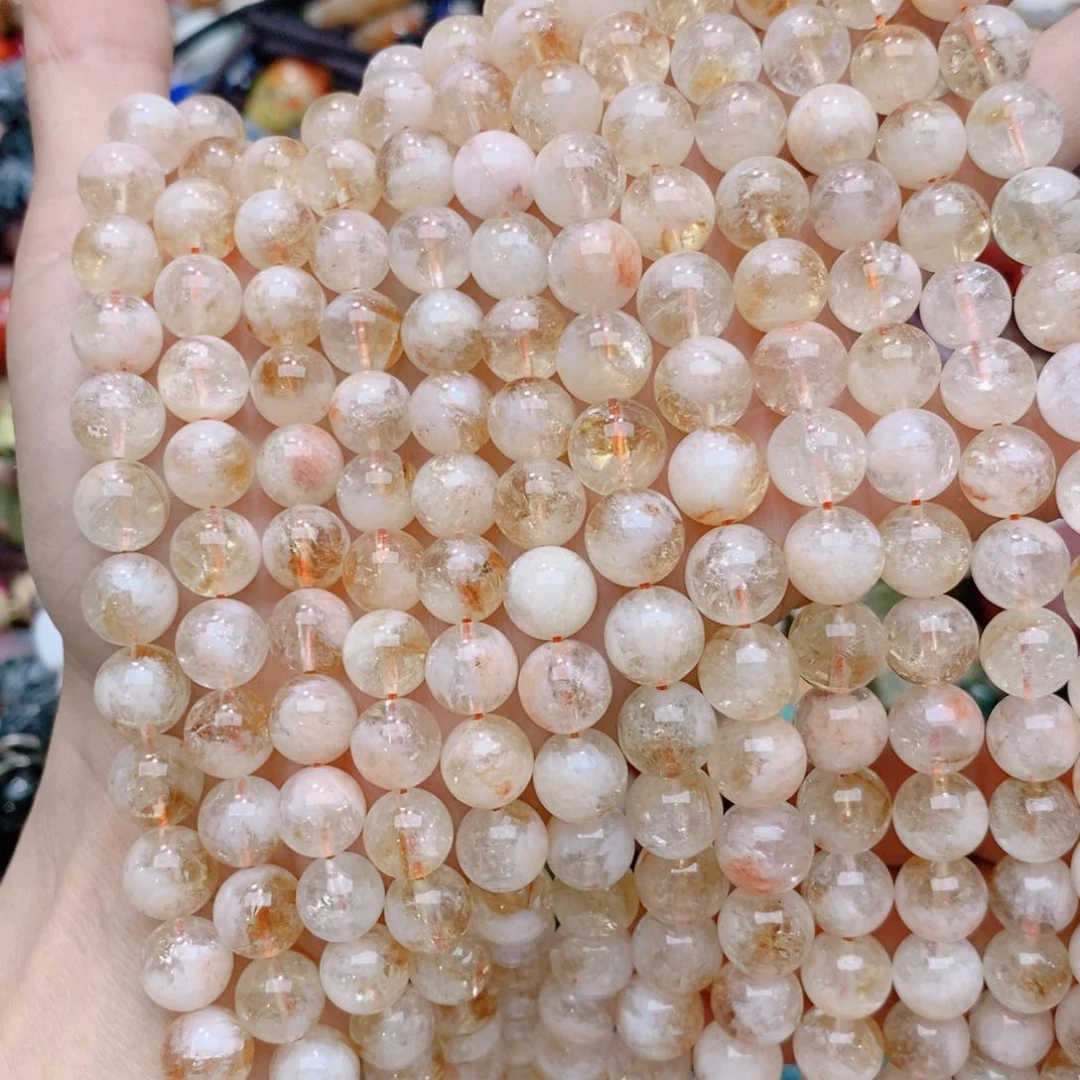 琉璃DIY卡十圆珠随机一条装散珠