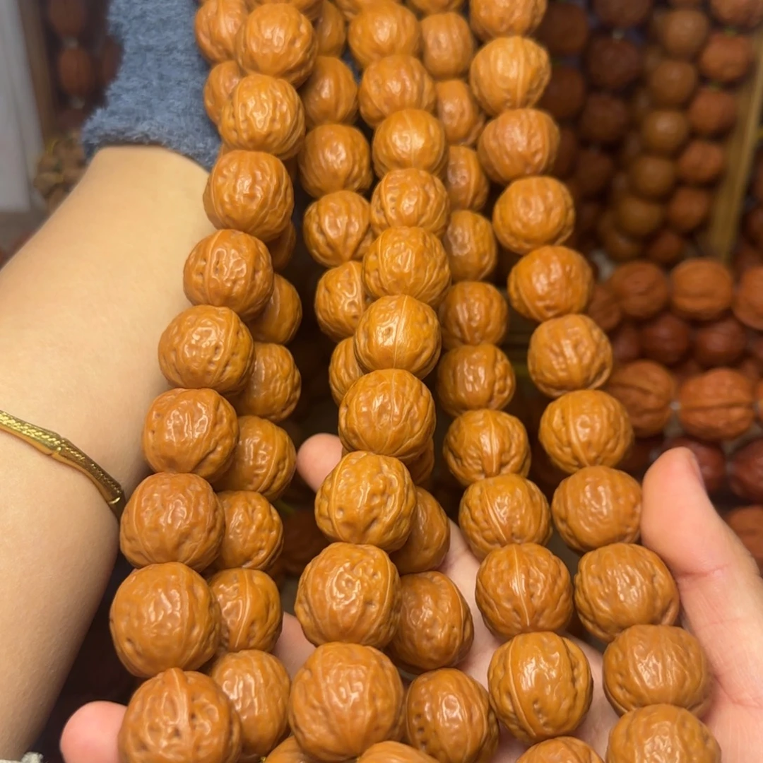 文玩核桃吊坠金豆子脖挂108颗