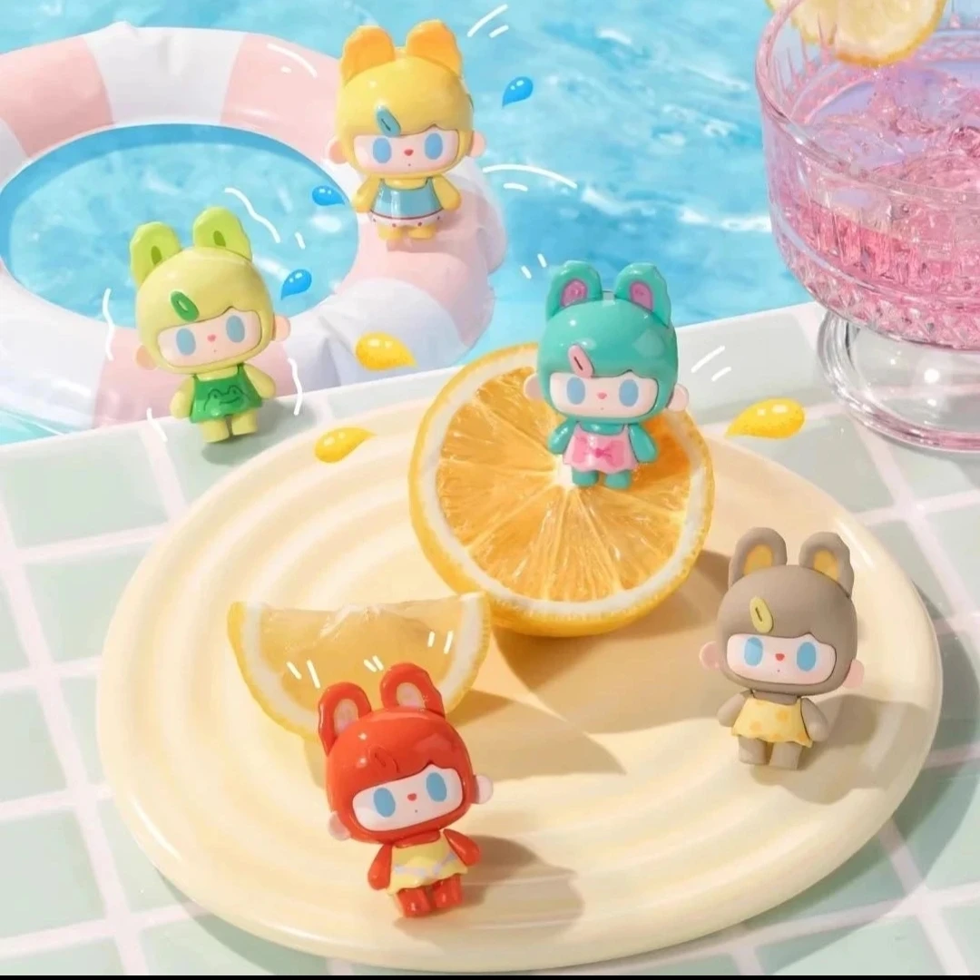 （正版）兔兔与熊三代马蒂斯的夏天萌粒潮玩摆件手办礼物盲盒盲袋