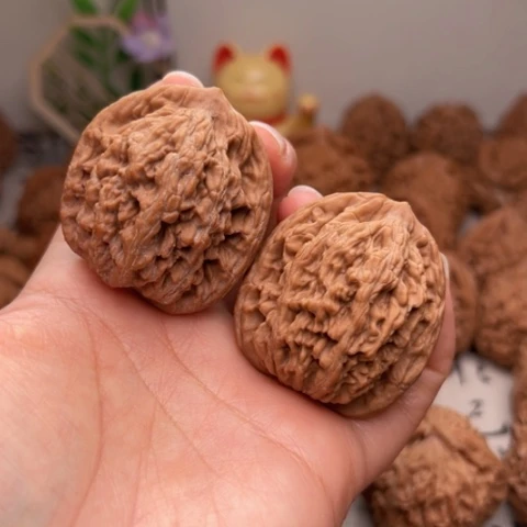 吊坠文玩核桃39加虎头全品