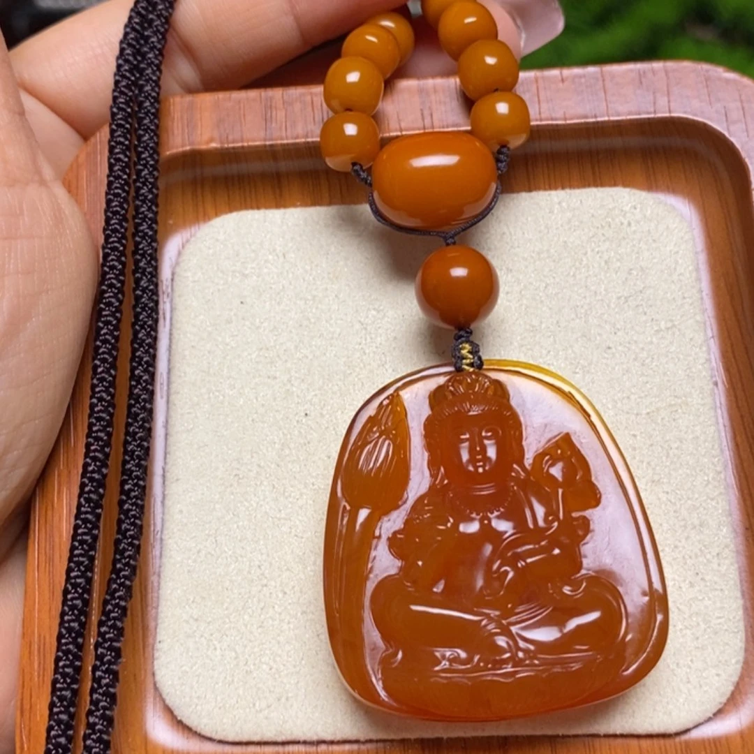 【闪购商品】蜜蜡颈饰未镶嵌项链