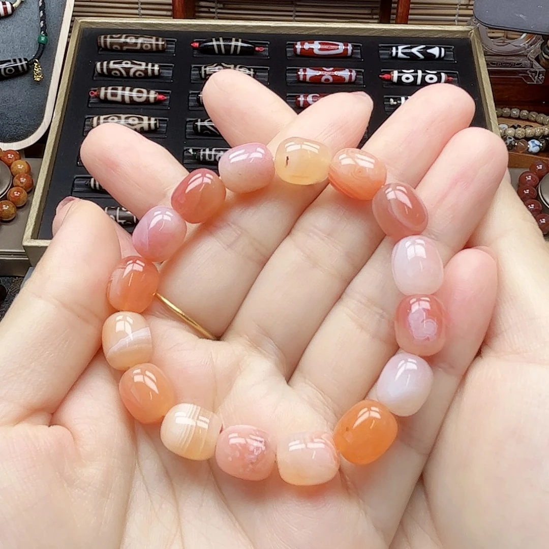 玛瑙/玉髓合金颈饰