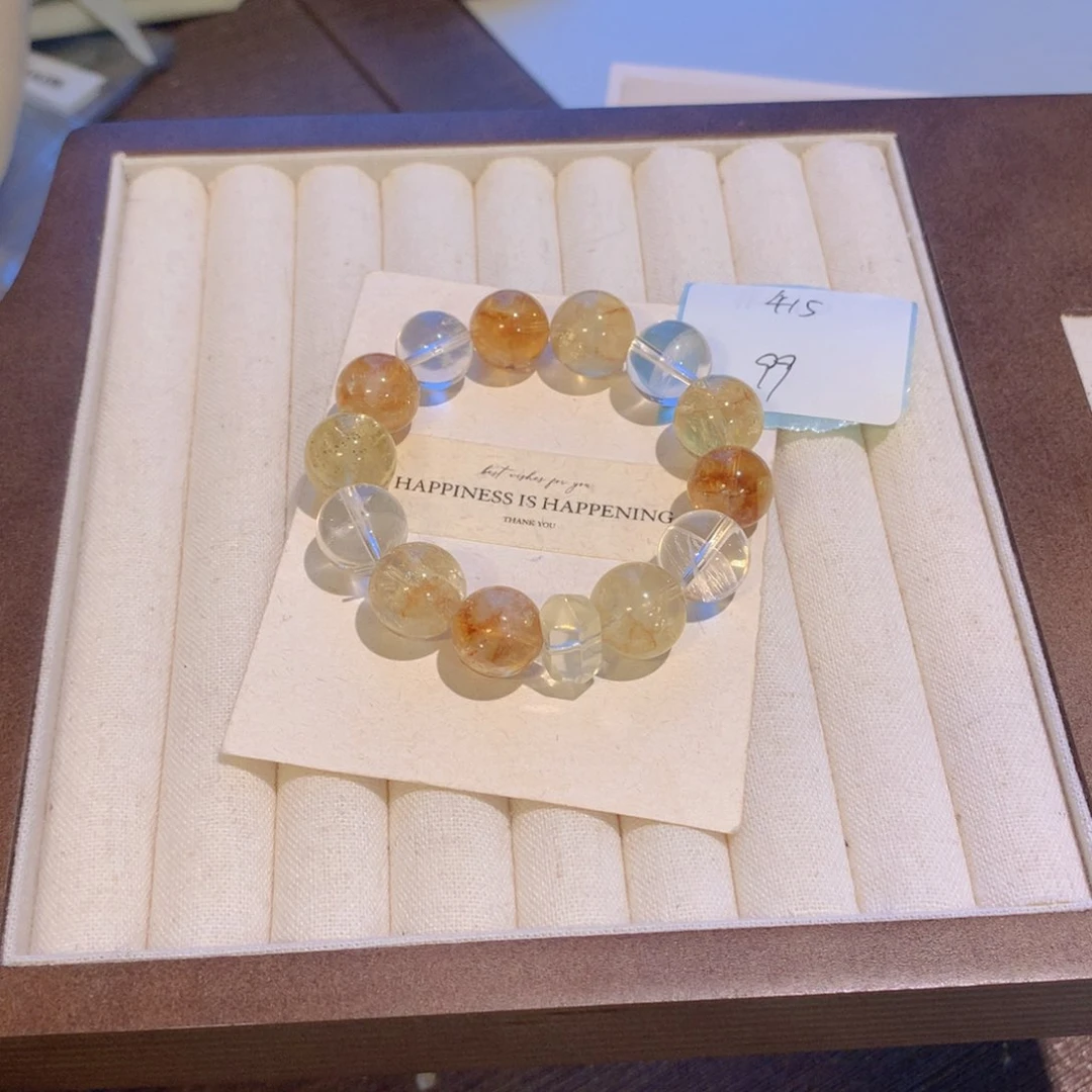 未镶嵌手串水晶415号全瑕疵不退换