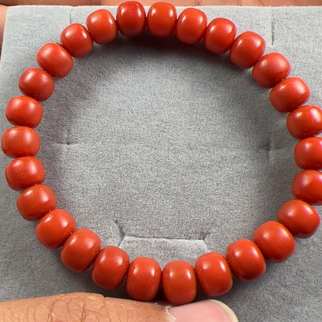 南红玛瑙手串未镶嵌