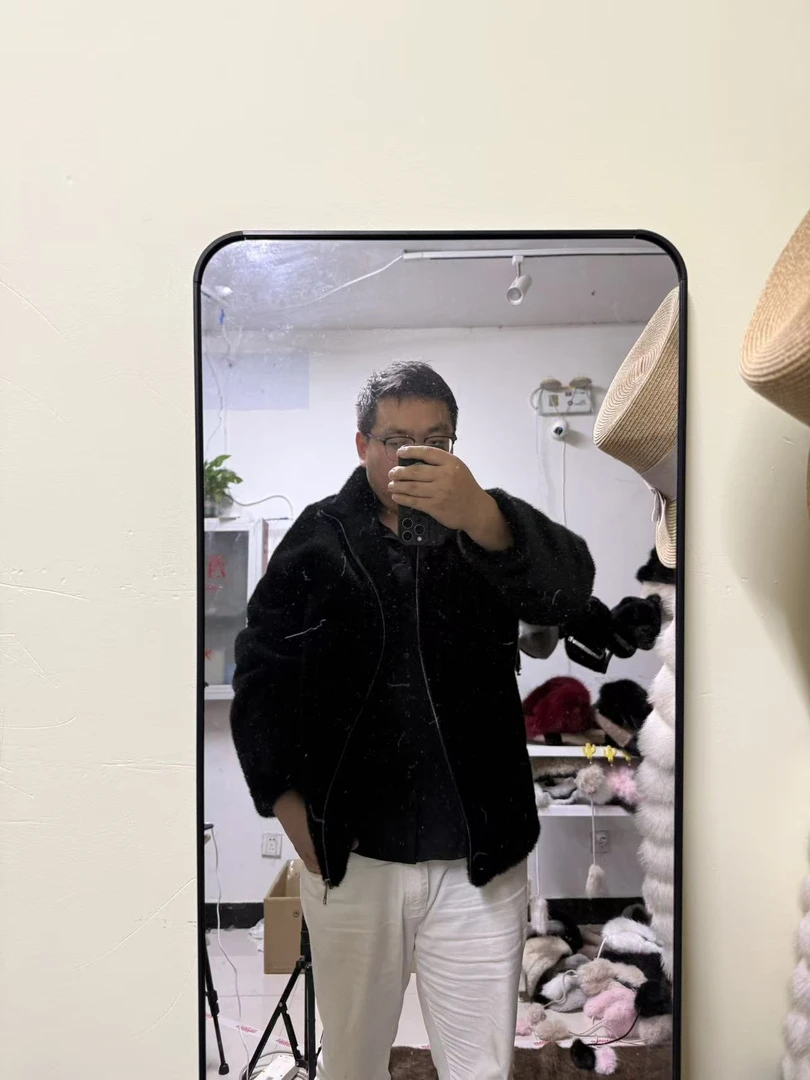 冬季加绒加厚仿貂绒外套男士貂皮外套男皮毛一体皮衣仿水貂毛大衣