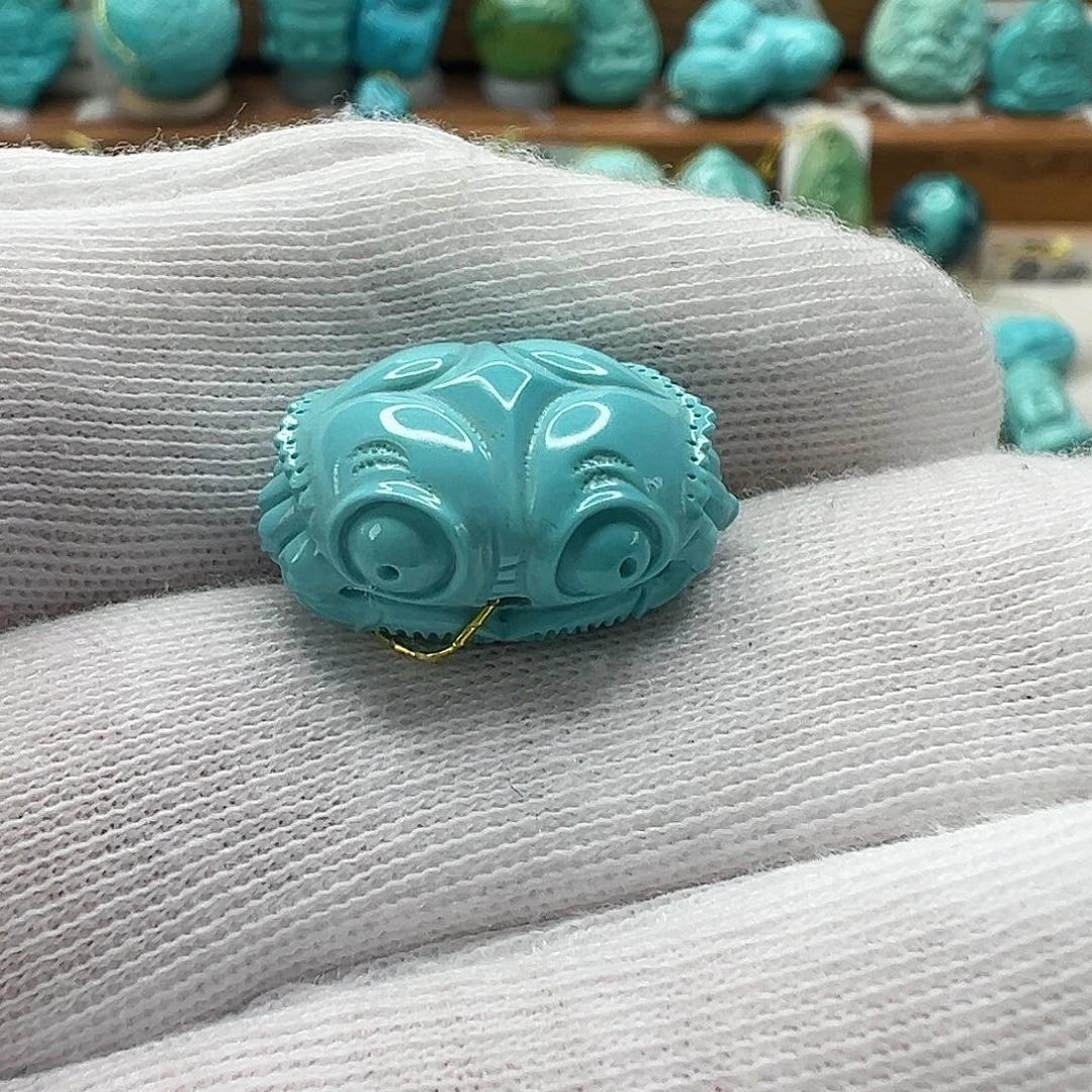 绿松石八方来财 未镶嵌