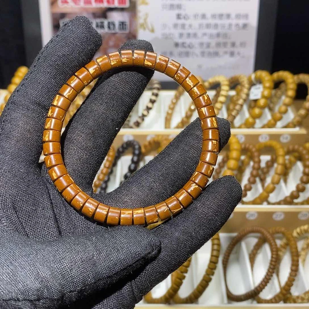 ****吖紫金鼠手串鼠尖直切7*5