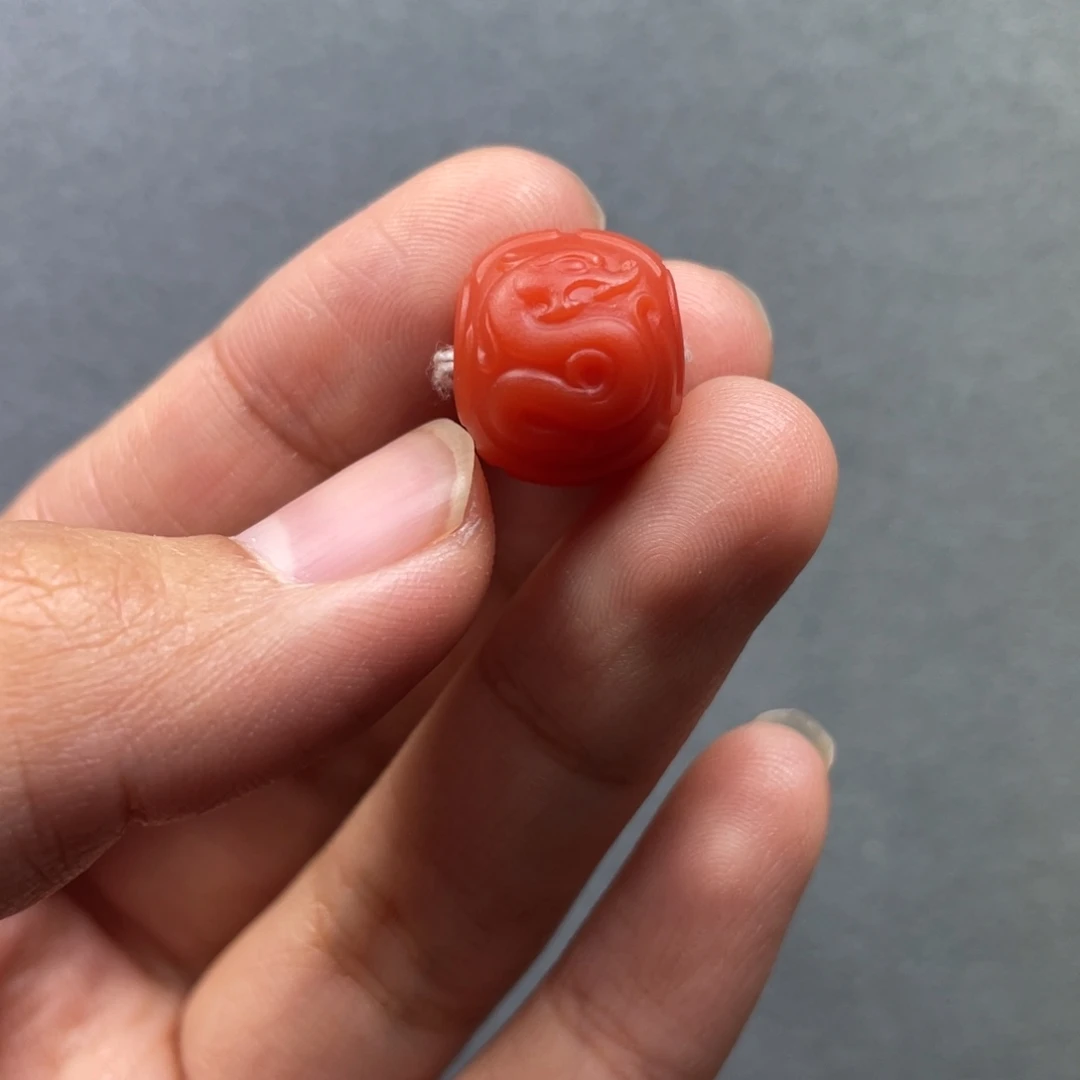 南红玛瑙未镶嵌配饰13.8mm