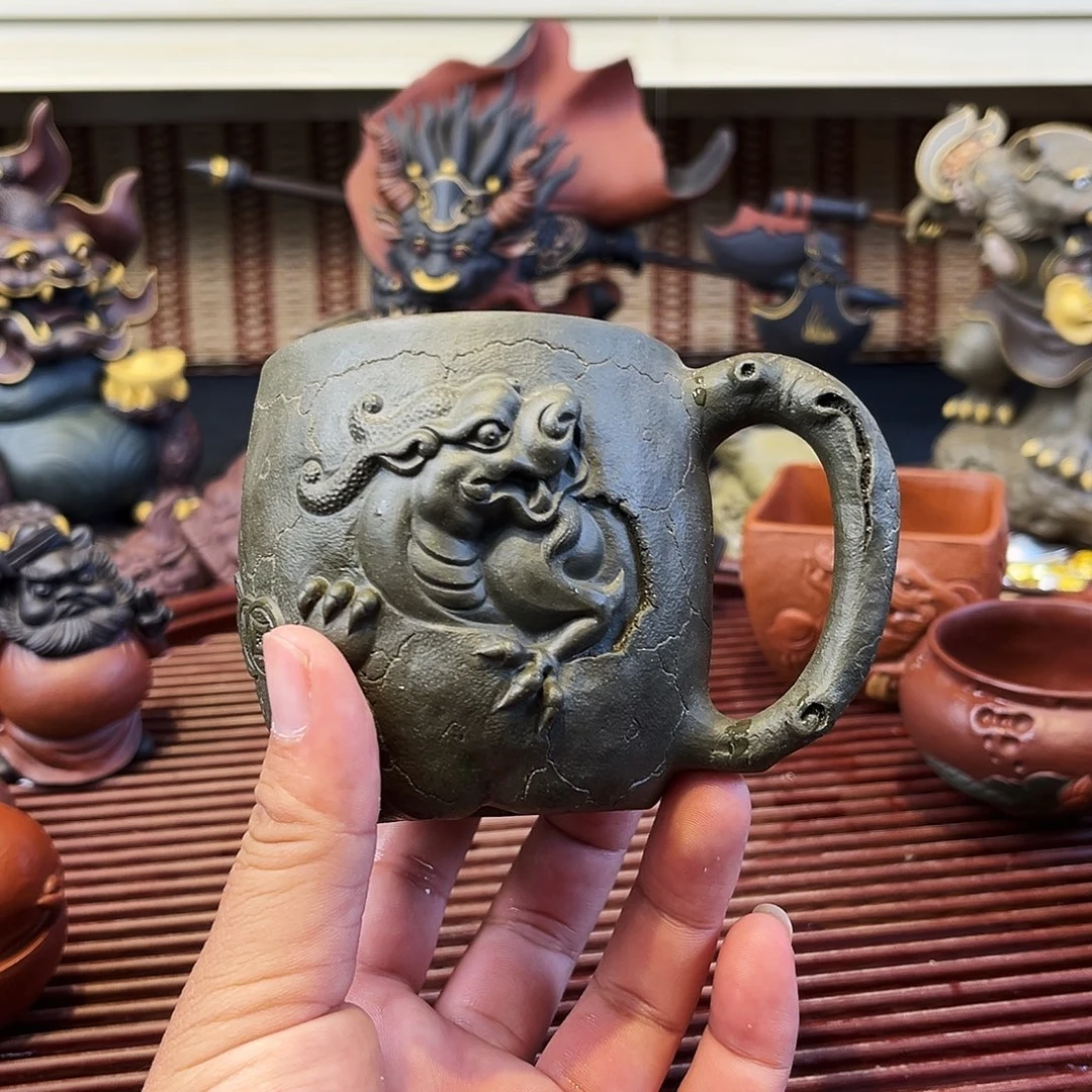 你***，茶杯紫砂高端紫砂茶宠微瑕