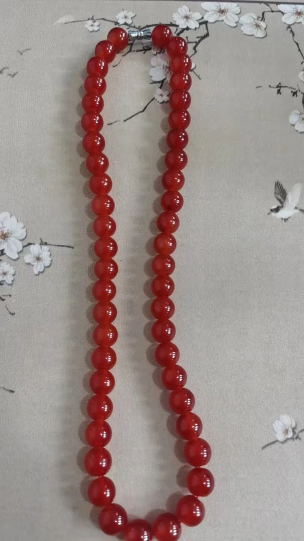 新中式国风红玛瑙项链