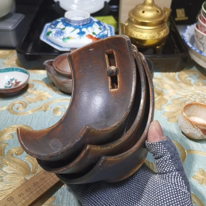 瓷片新年快乐万事如意