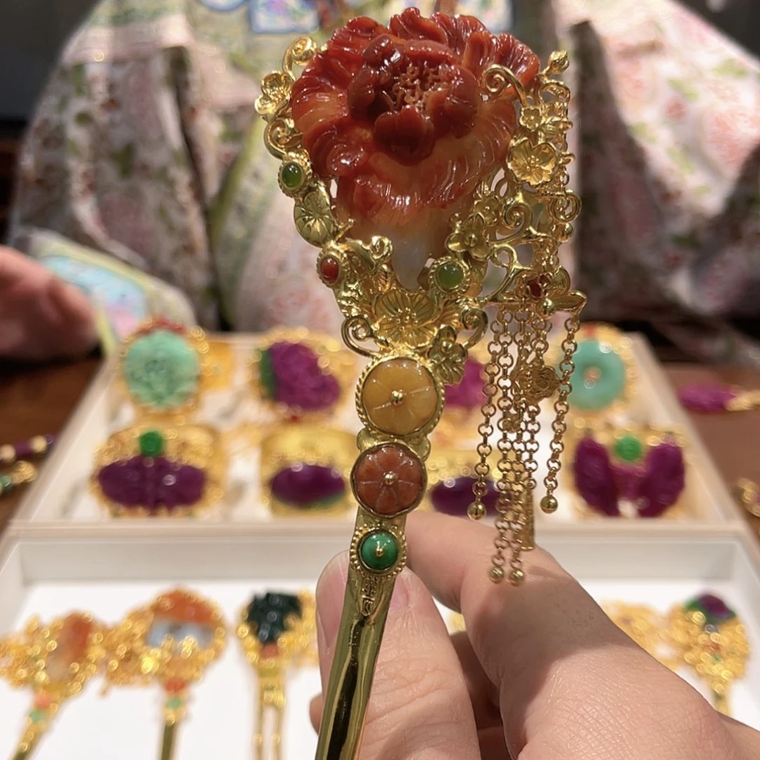 锦纶非金属发簪优雅