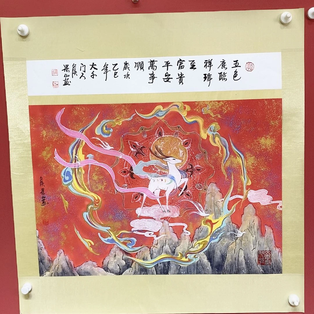 国画大风堂嫡传-侯果山老师作品路