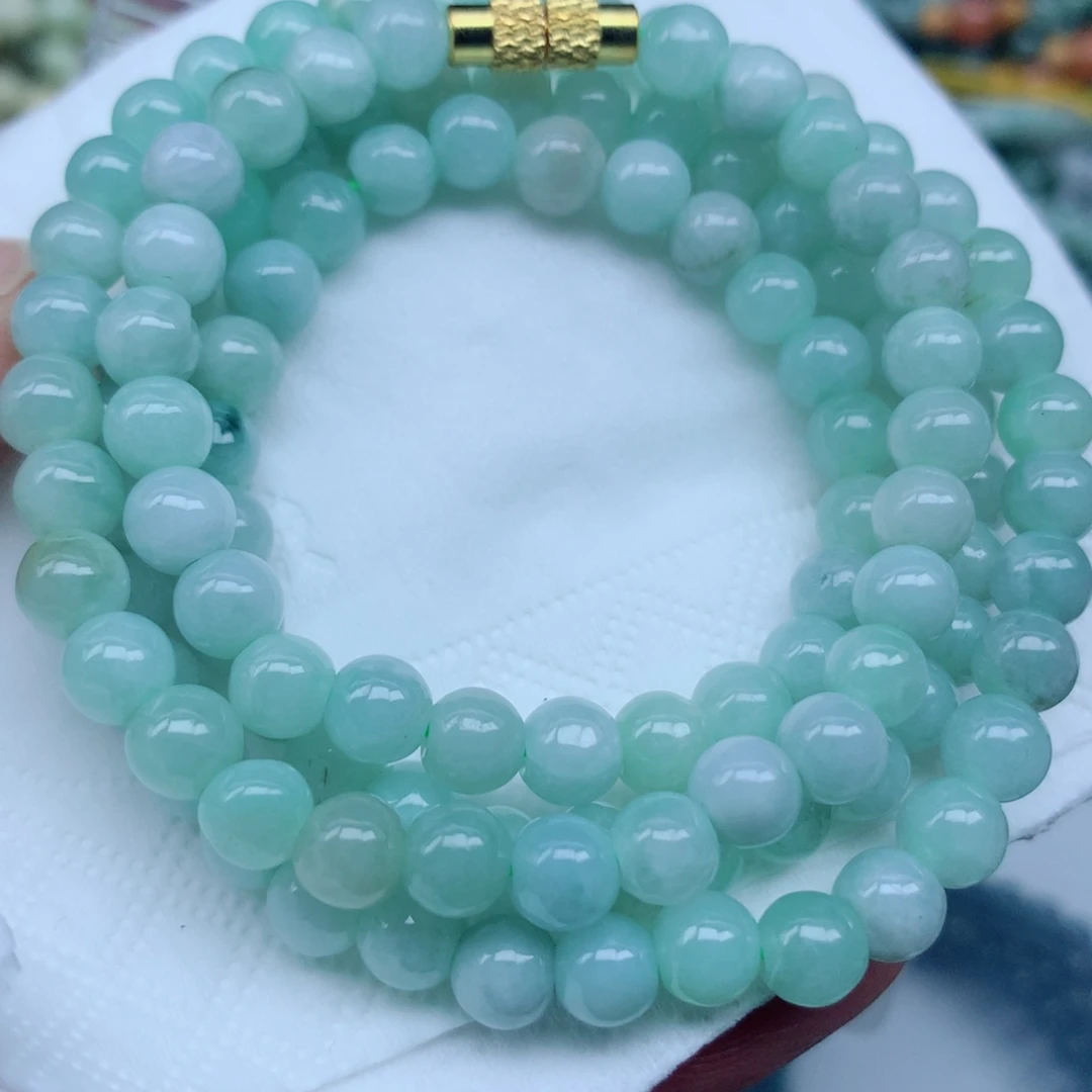 翡翠未镶嵌颈饰01