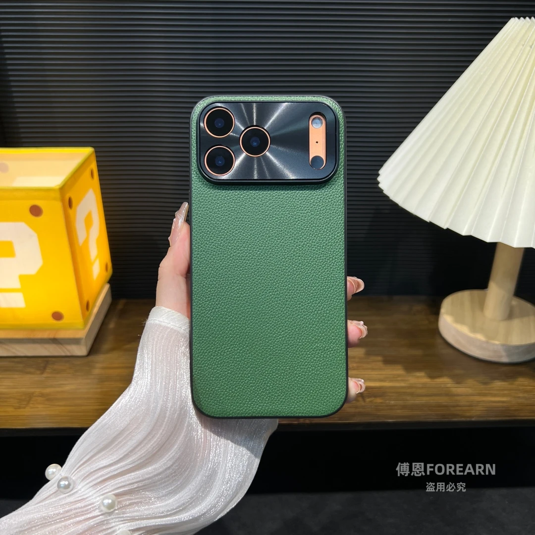 适用于苹果iPhone17promax手机壳真皮17pro保护套17新款Air商务款