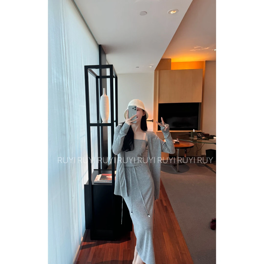 Ruyi如一 【真我】极简慵懒亚麻三件套