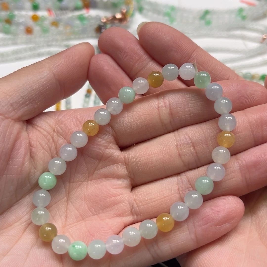 未镶嵌手串翡翠缅甸翡翠