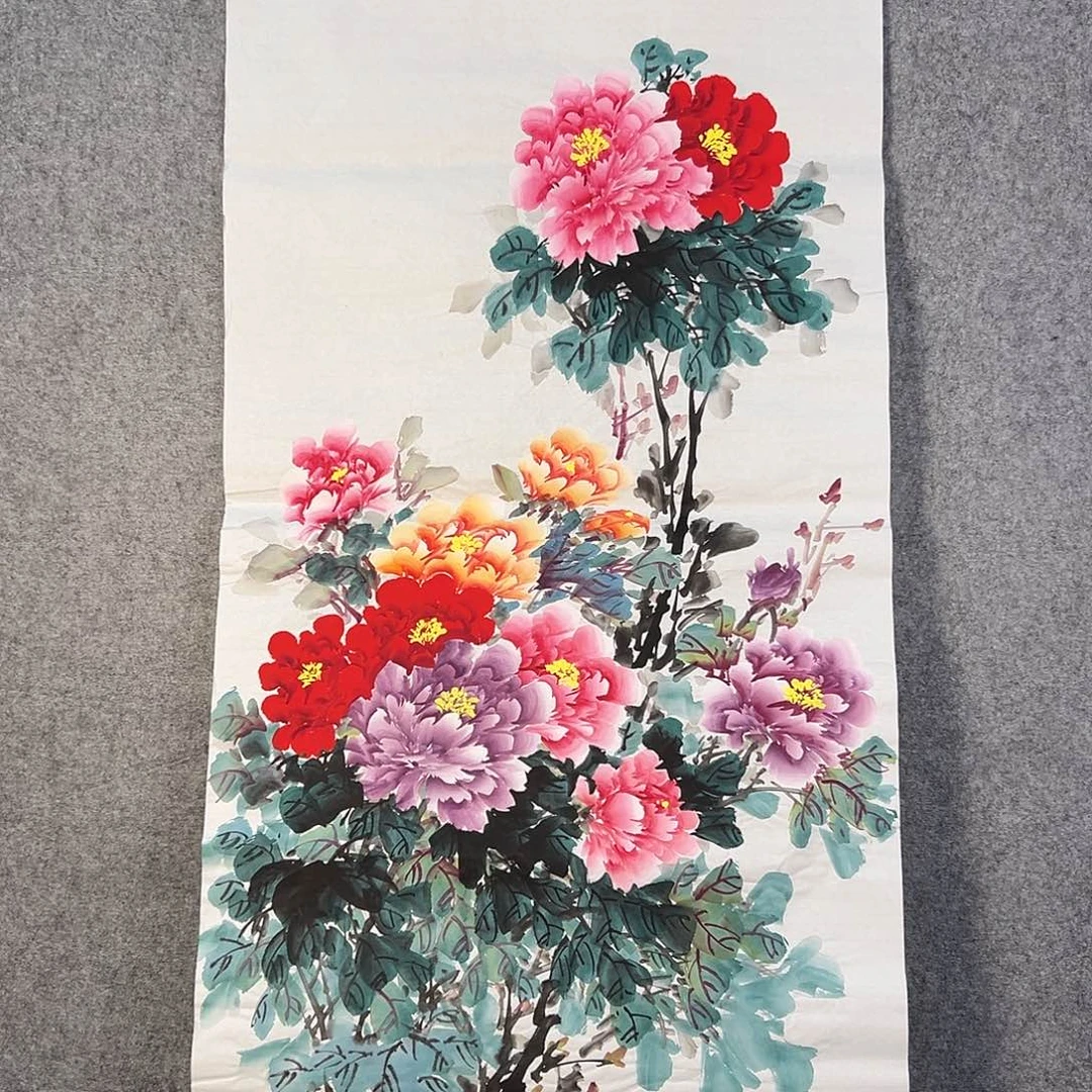 国画196 花鸟在此鸣叫时还要