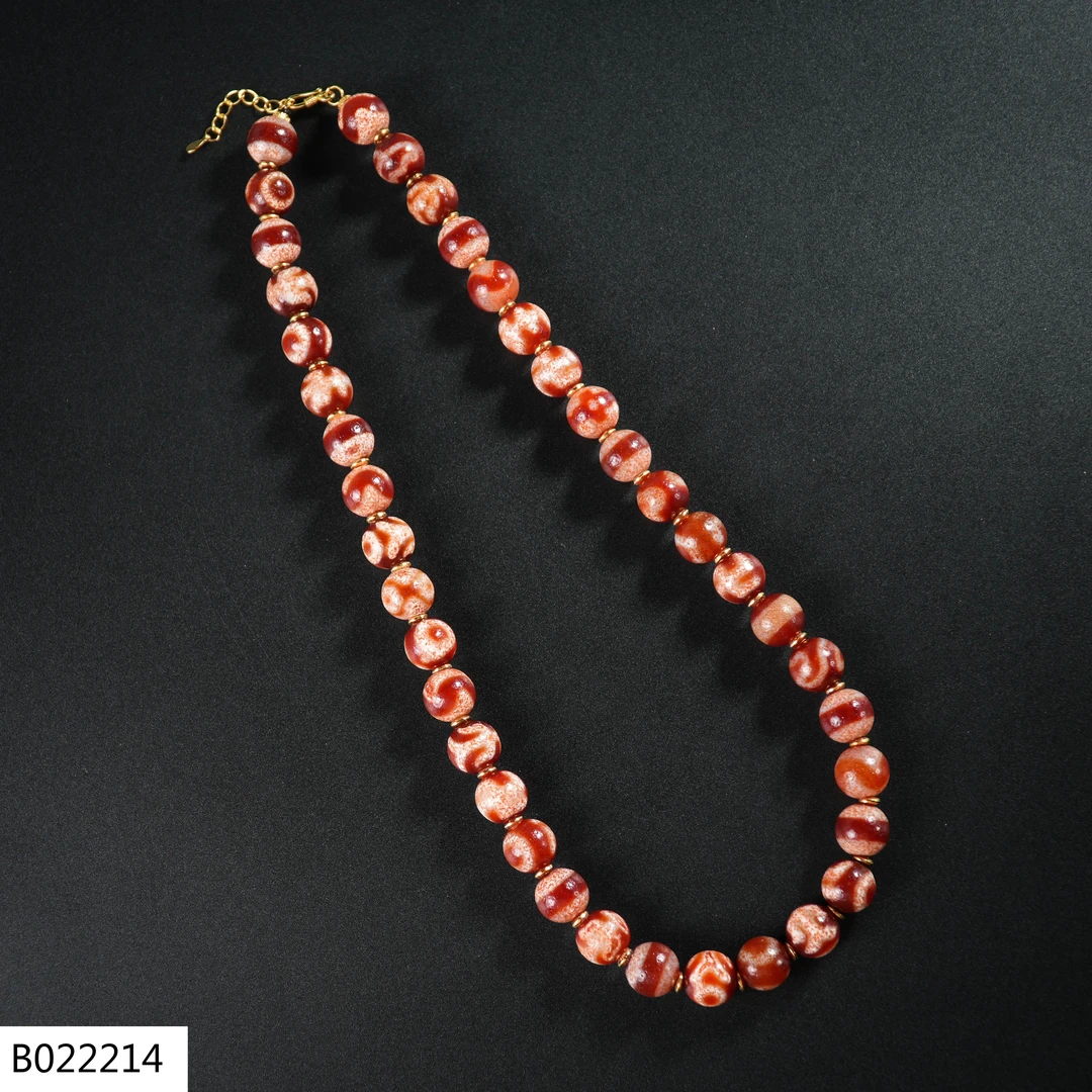 【老掌柜】多宝红肉玛瑙项链 B022214