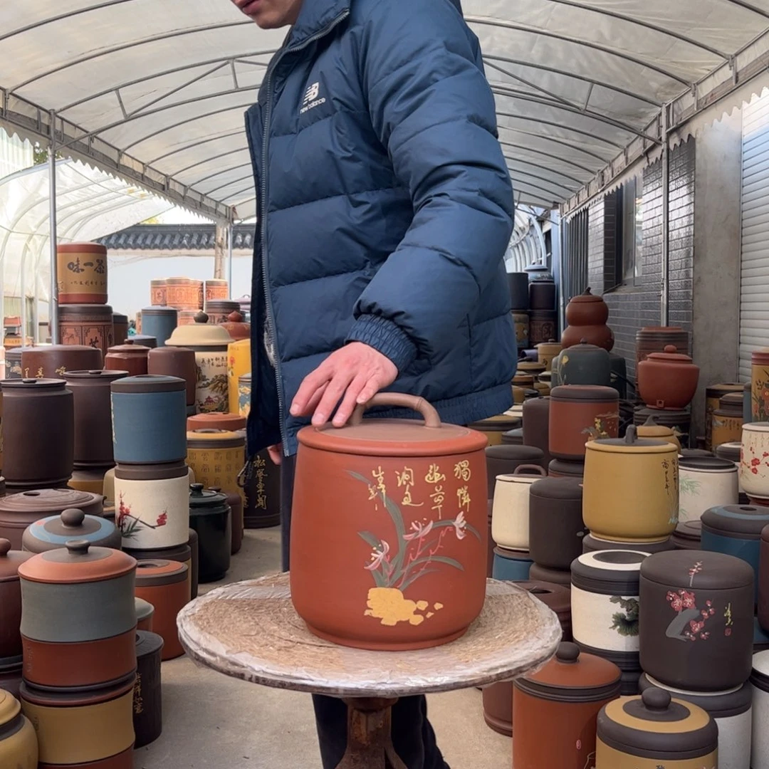 紫砂茶叶罐8 饼茶叶罐