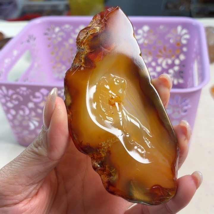 玛瑙/玉髓未镶嵌吊坠(不含链)