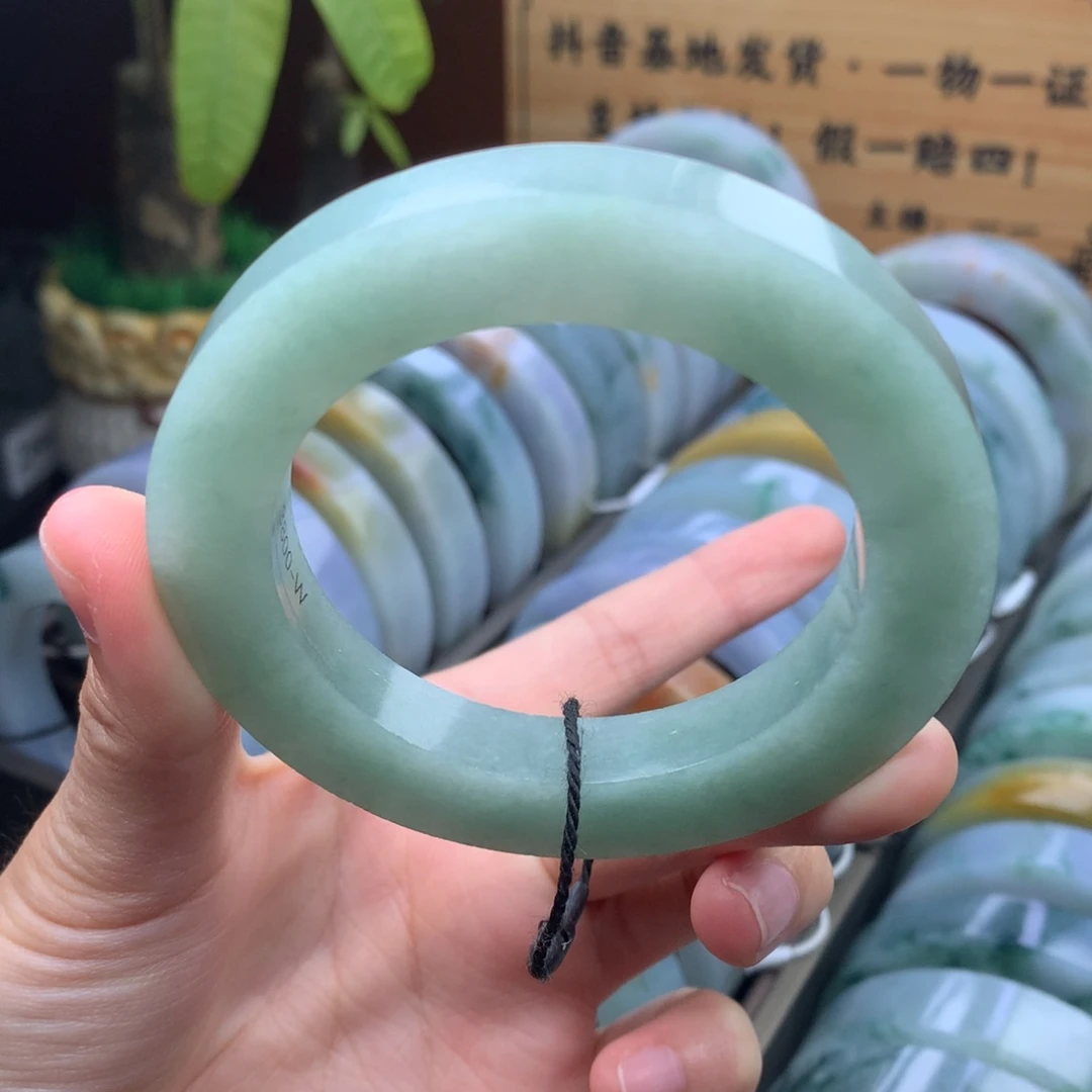 未镶嵌手镯定制翡翠定制不退不换