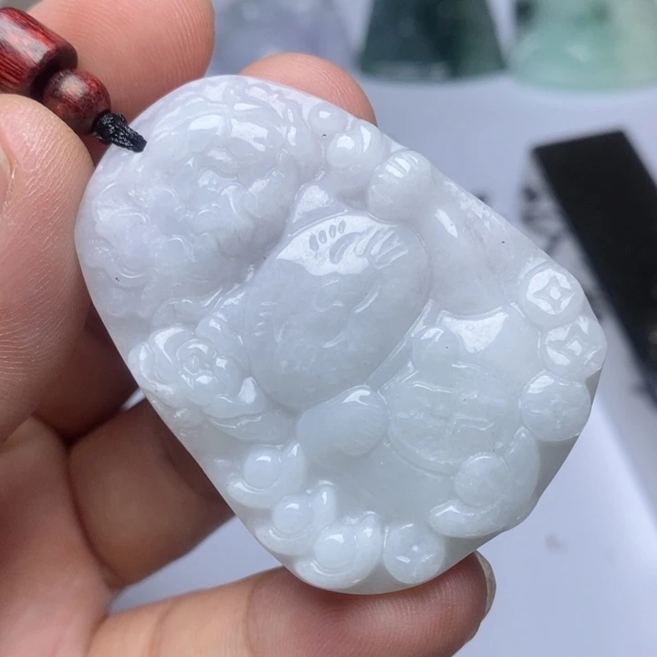 颈饰未镶嵌翡翠翡翠