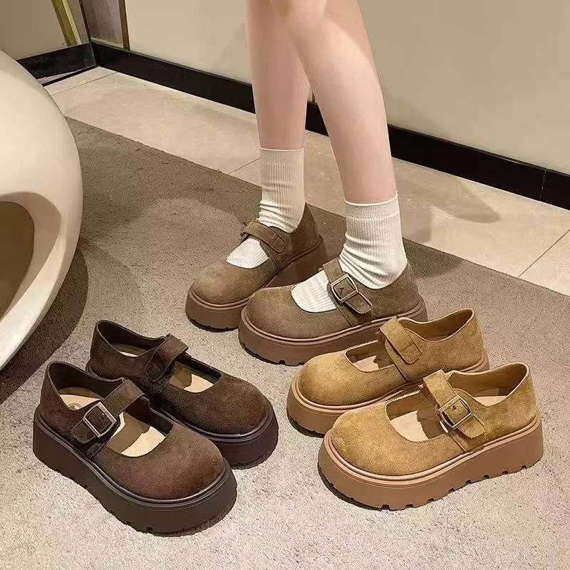 春季时尚小皮鞋英伦风软底舒适百搭款乐福单鞋990