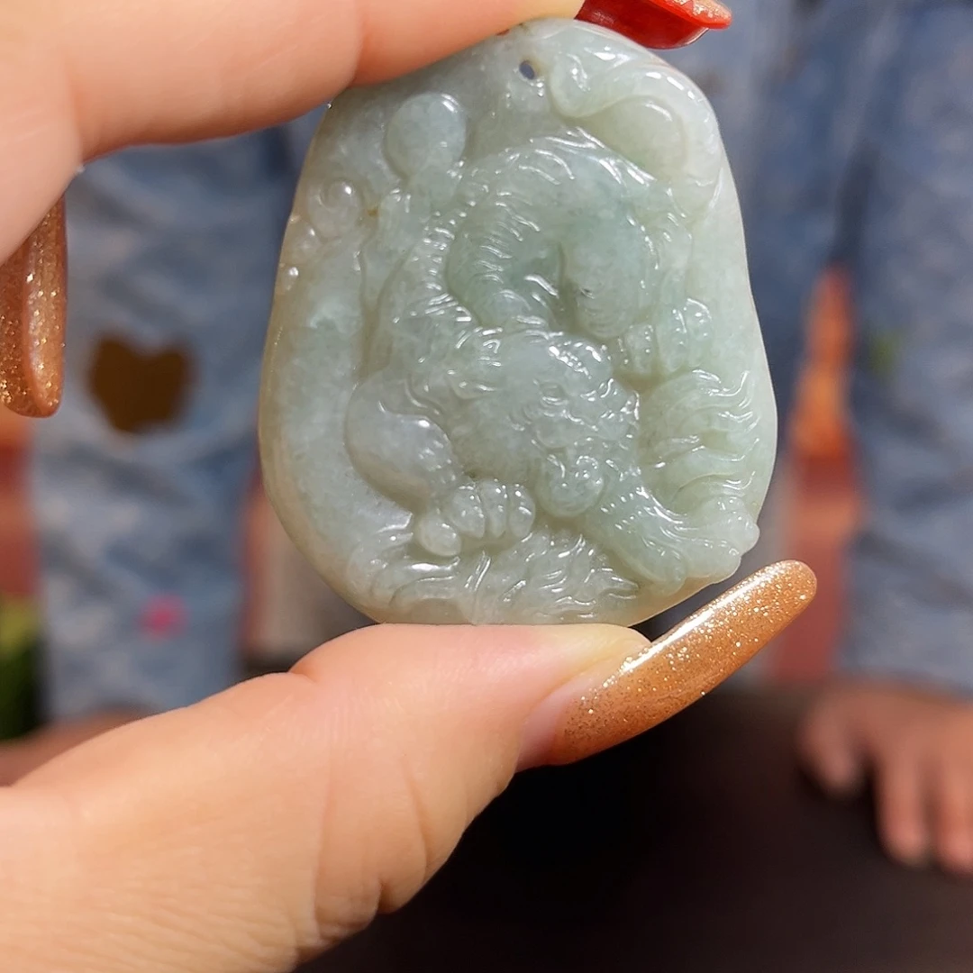 翡翠未镶嵌挂件翡翠