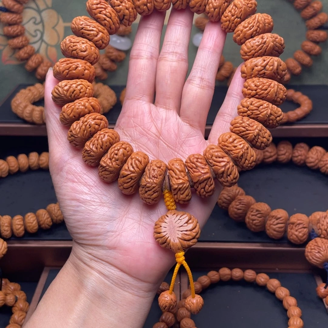 桃核手串23麒麟纹