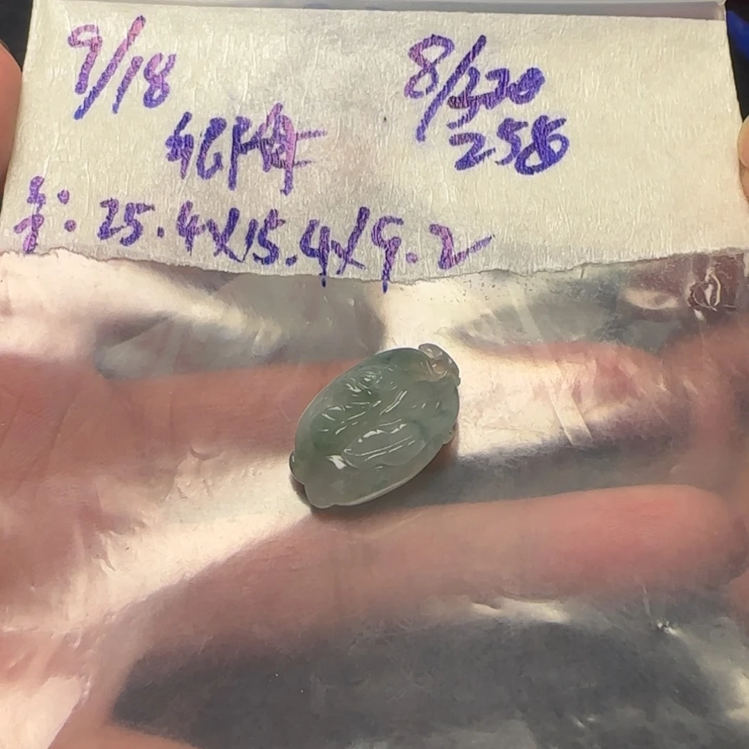 卿***舟未镶嵌定制翡翠天然翡翠