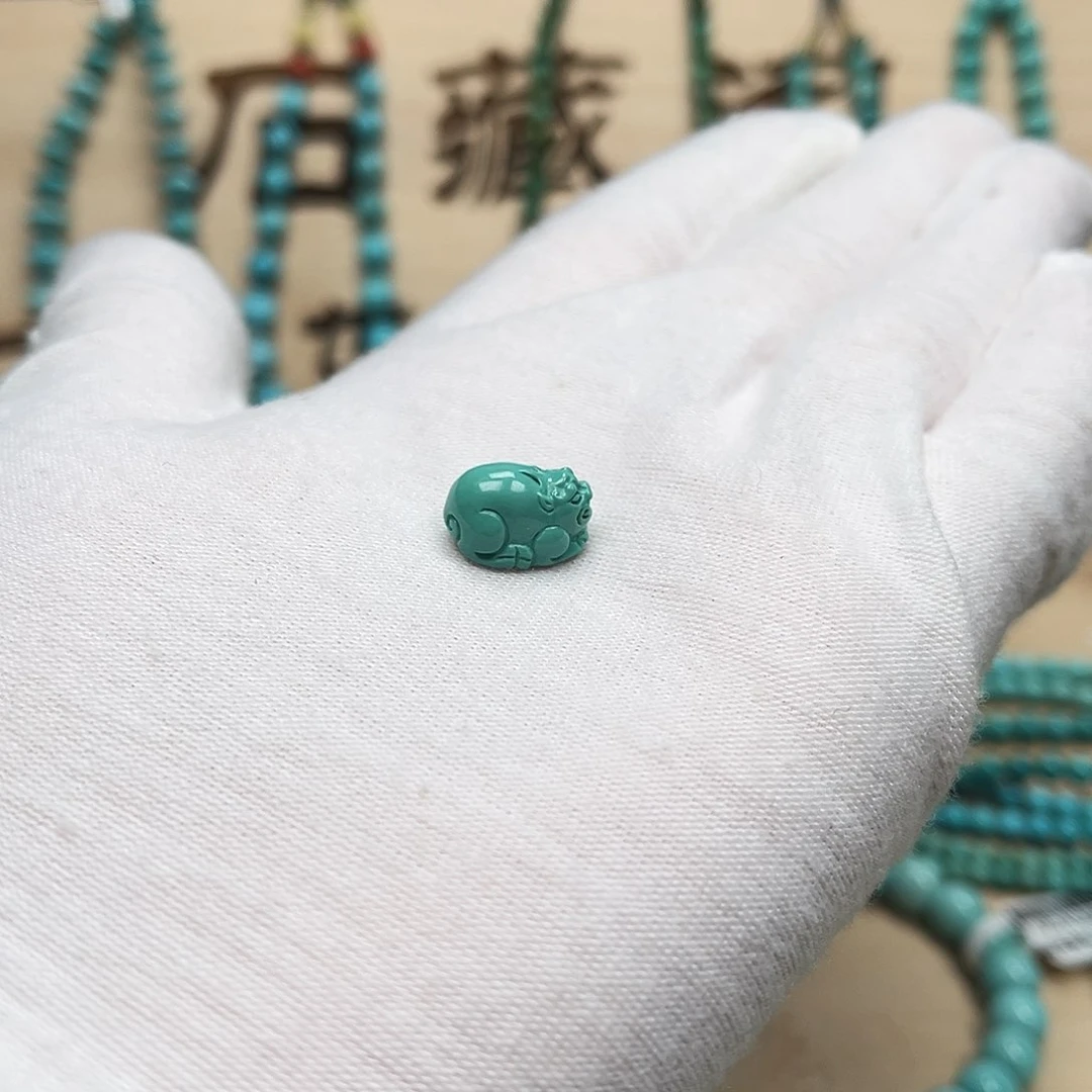 绿松石雕刻未镶嵌